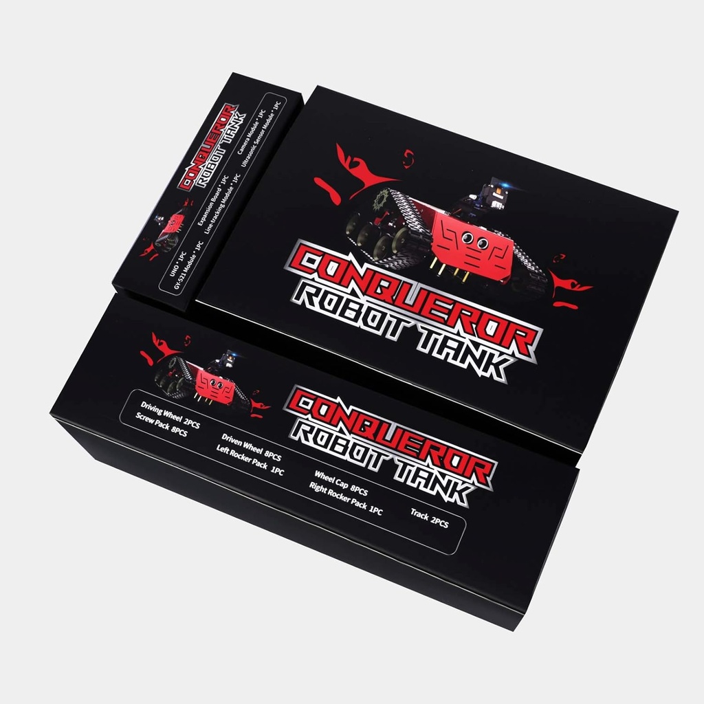 ELEGOO Kit de tanque de robot Conqueror con UNO R3