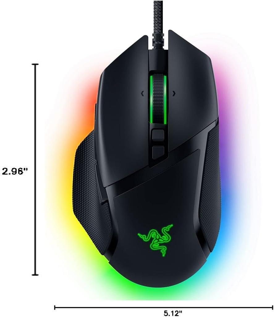 Mouse Gamer Razer Basilisk V3 - Sensor óptico de 26K