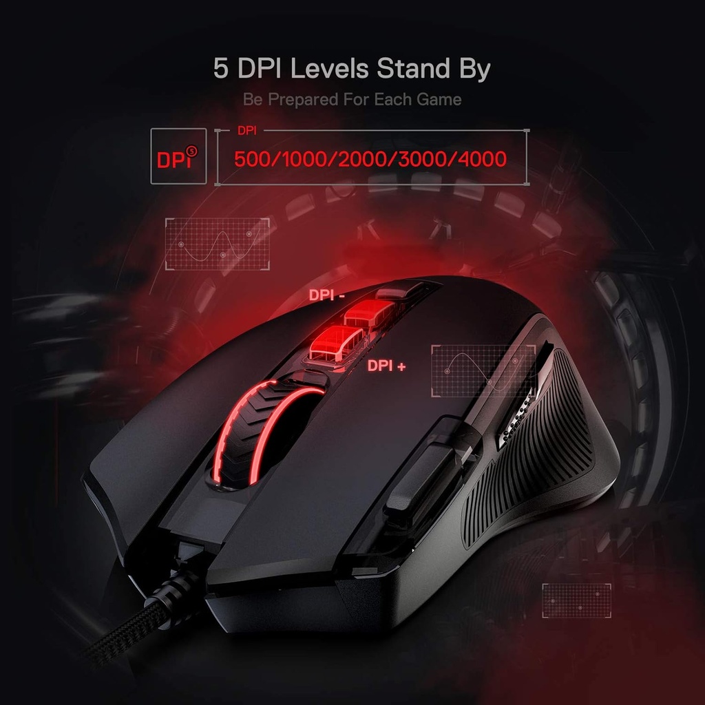 Mouse REDRAGON PREDATOR M612 Black