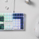 Redragon Teclado para juegos K668 RGB, teclado mecánico con cable de 108 teclas con 4 teclas de acceso rápido adicionales, espumas absorbentes de sonido, enchufe intercambiable en caliente mejorado, 2