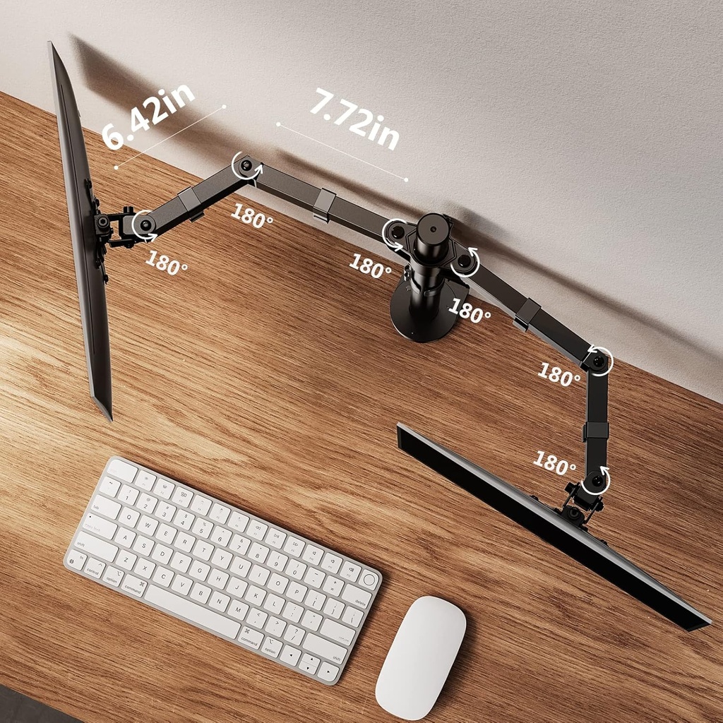 Soporte de escritorio para monitor doble ErGear