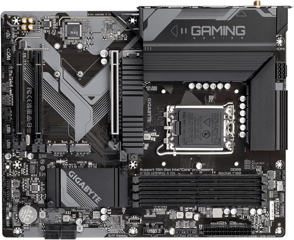 Tarjeta madre GIGABYTE B760 GAMING X AX LGA 1700 WiFi
