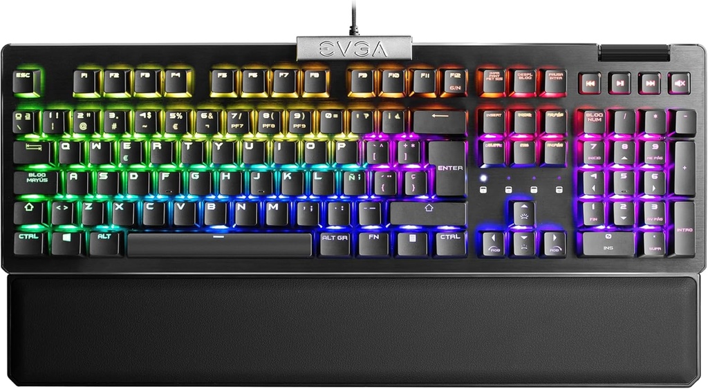 Teclado EVGA Mecanico Z15 RGB Clicky Switch 822-W1-15SP-K2 (español)