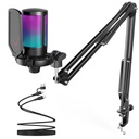Microfono USB FIFINE AMPLIGAME A6T RGB