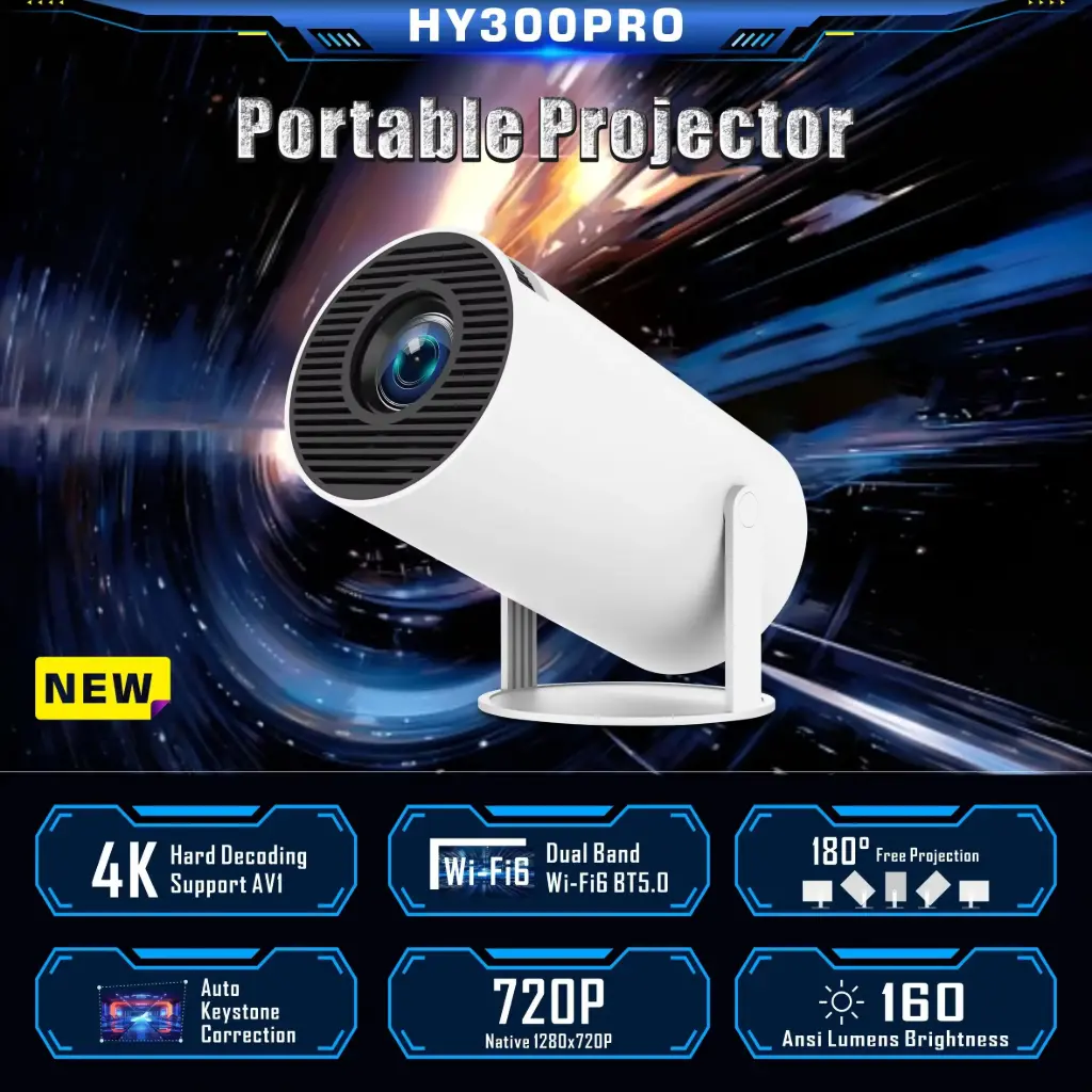 Mini proyector JUNUO HY300 Pro