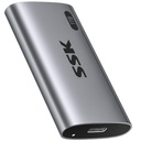 SSK Disco Duro Externo SSD de 1TB, SSD Portátil de Hasta 550MB/s Unidades de Estado Sólido Rápidas, Unidad Externa USB 3.2 Gen2 para iPhone 15/Pro, Windows, Mac, Android con Luz LED, Trim, Smart