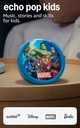 Amazon Echo Pop Kids (modelo más reciente), Creado para niños y con control parental, Avengers de Marvel