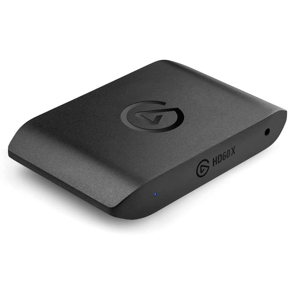Capturadora Elgato HD60 X – Transmisión/Grabacion 1080p60 HDR10 - 4K30 - Latencia ultra baja - OBS - PS5, PS4/Pro, Xbox Series X/S, Xbox One X/S, PC y Mac.