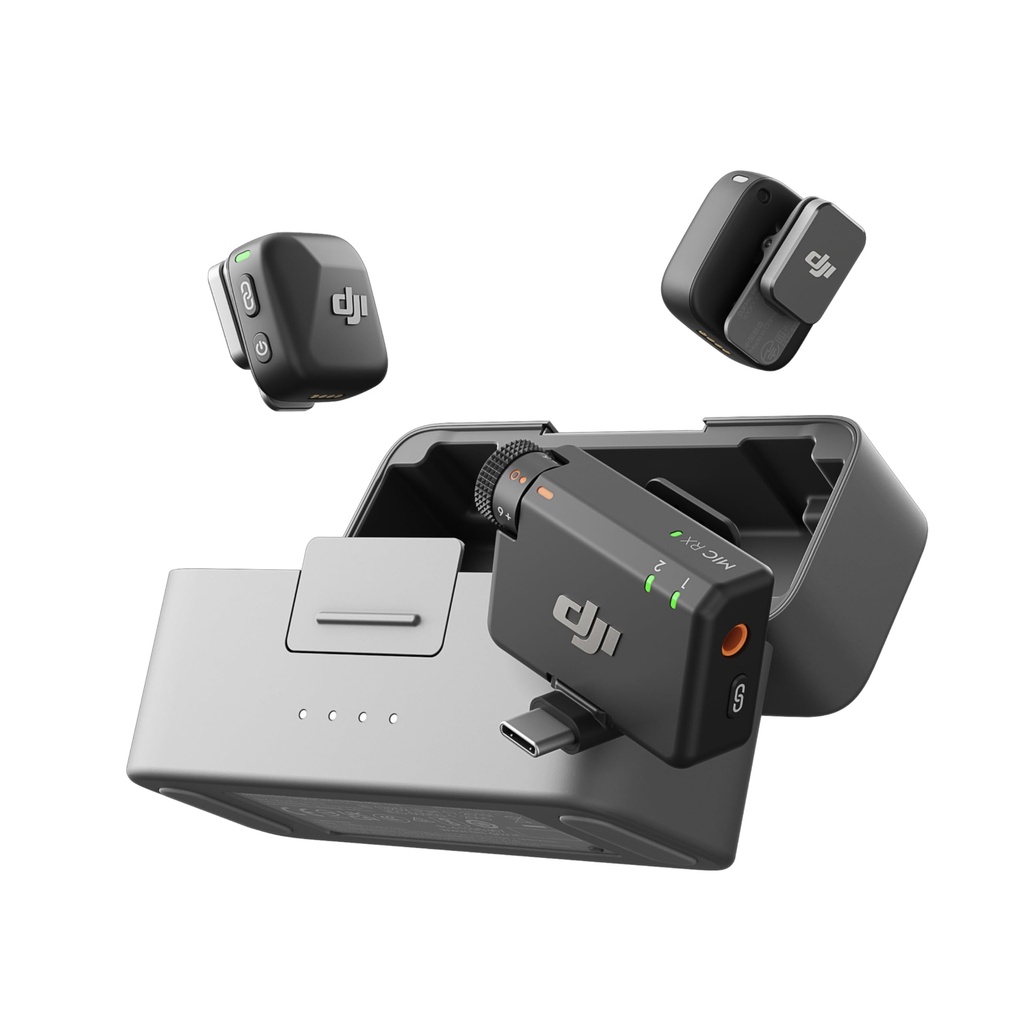 DJI Mic Mini (2 TX + 1 RX + estuche de carga)